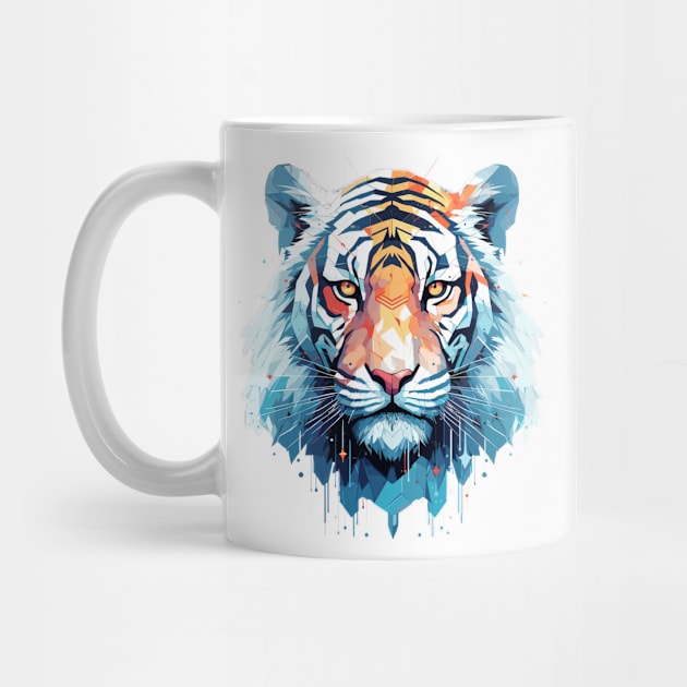 Tiger Animal Freedom World Wildlife Wonder Abstract by Cubebox